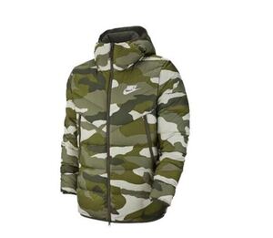 NIKE NSW WIND RUNNER FILL DOWN HOODIE JACKET ナイキ ダウン フィル パーカー カモフラ