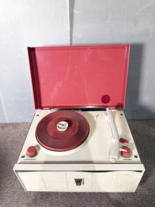 中古★National/ナショナル　Phonograph　卓上型電蓄　レコードプレーヤー　真空管　蓄音機　昭和レトロ【FG-770】ECB4