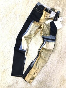 定価51870円◆未使用★ACNE STUDIOS アクネストゥディオズ パワーストレッチ スリムスキニーパンツ　プリントデニム　正規品