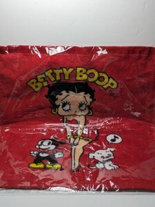 未使用　 ベティーちゃん BETTYBOOP キャラクター ハンドタオル おしゃれ キッズ ドレス アニコメ HT BB002 DRESS RED　　3