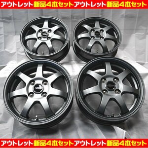 新品ホイール4本セット ほとんどの軽自動車に！ 14×4.5J+45 4H/100 MBGM プレミアムR7 売切処分特価