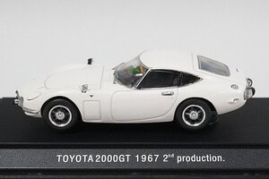 EBBRO エブロ 1/43 TOYOTA トヨタ 2000 GT 1967 セカンド プロダクション 43104