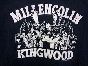 MILLENCOLIN KINGWOOD バンド Tシャツ 半袖 サイズM ネイビー ミレンコリン ビンテージ USED古着 オフスプリング ペニーワイズ NOFX 即決