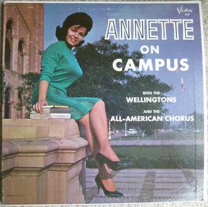 Annette With The Wellingtons And The All American Chorus『Annette On Campus』LP