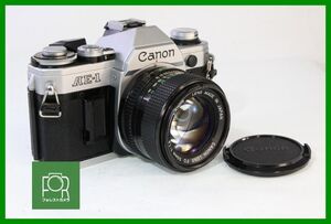 【同梱歓迎】実用■キヤノン Canon AE-1 ボディ+NEW FD 50mm F1.4■シャッター全速・露出計完動■AAA790