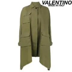 希少 極美品 VALENTINO ヴァレンティノ 変形 ミリタリーコート 40