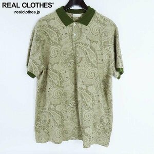 ☆【未使用】ETRO/エトロ ペイズリー柄 総柄 ポロシャツ/2XL /LPL