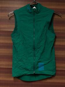 IN537 ラファ Rapha PRO TEAM LIGHTWEIGHT GILET サイクルベスト ジレ 緑 XS ※擦れ