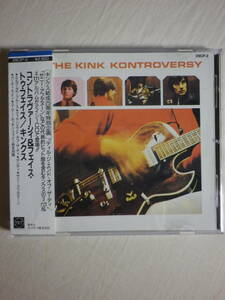 税表記無し帯 『The Kinks/The Kink Kontroversy ＆ Face To Face(1988)』(1988年発売,28CP-2,廃盤,国内盤帯付,歌詞付,Sunny Afternoon)