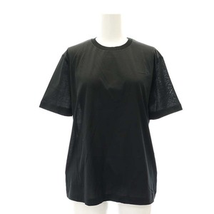 プラダ PRADA 22SS スリムフィットTシャツ カットソー 半袖 M 黒 ブラック DNA976 /HK ■OS レディース