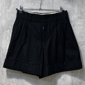 12AW COMME des GARCONS COMME DES GARCONS TUCK WOOL SHORT PANTS タックウールショートパンツ コムデギャルソン コムデギャルソン