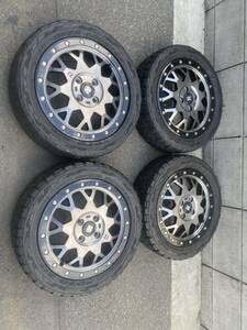 ◆AS603-1K◆良品◆XTREME-J◆デリカミニ/D2/ハスラー等◆15×4.5J◆4H100◆TOYO◆OPENCOUNTRY◆165/60R15◆4本セット◆中古品◆