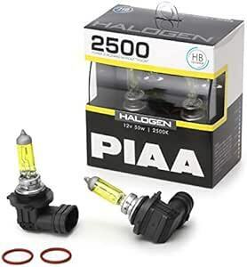 PIAA ヘッドライト・フォグランプ用 ハロゲン 2500K イエローバルブ 12V 55W HB(HB3/HB4共用) 車検対応
