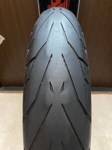 中古MCタイヤ 2021年製造 PIRELLI ANGEL GT 120/70ZR17 ピレリ エンジェル 120 70 17 2321 A3324