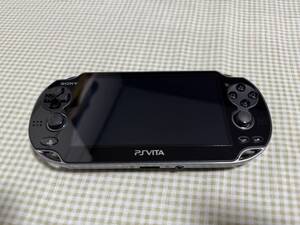 【送料無料】Playstation VITA本体 PCH-1100 ブラック SONY ソニー ソフト1本付き 動作確認済