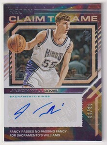 NBA JASON WILLIAMS AUTO 2021-22 Panini RECON Claim to fame BASKETBALL Autograph /99 枚限定 ジェイソン・ウィリアムス 直筆 サイン