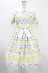 Angelic Pretty / Lemonade Floatワンピース Free ラベンダー H-24-06-09-1037-AP-OP-NS-ZH