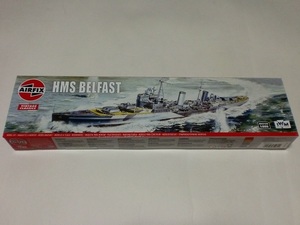 エアフィックス 1/600 イギリス海軍 HMS 軽巡洋艦 ベルファスト Royal Navy H.M.S. BELFAST AIRFIX 4212