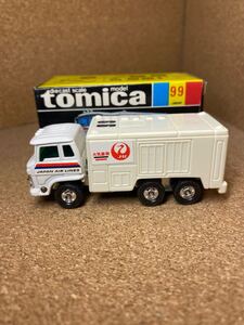 トミカ　ミニカー　tomica minicar 元箱　当時物　日本製　黒箱　日本航空　空調車　トミカ複数出品中　同梱可