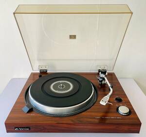 【動作品】ビクター Victor JL-B37R★ダイレクトドライブ マニュアル ステレオ レコードプレーヤーDirect Drive Turntable Record Player