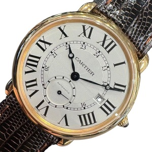 カルティエ Cartier ロンド ルイ カルティエ W6801005 K18ピンクゴールド 腕時計 メンズ 中古