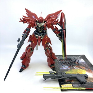 MG 1/100 シナンジュ 機動戦士ガンダム 完成品 ジャンク プラモデル ガンプラ(Y0527_7)