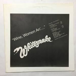 WHITESNAKE WINE, WOMEN AN