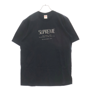 SUPREME シュプリーム 20SS Anno domini Tee アンノドミニ 半袖Tシャツ カットソー プリンTシャツ ネイビー