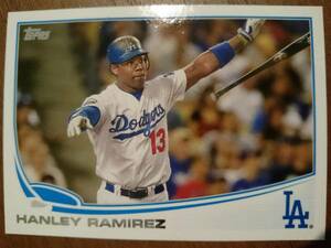 ★HANLEY RAMIREZ TOPPS 2013 BASEBALL #487 MLB WBC DOMINICAN ドミニカ ラミレス LOS ANGELES DODGERS BOSTON RED SOX LA ドジャース