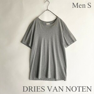 DRIES VAN NOTEN トルコ製 ドリスヴァンノッテン Tシャツ クルーネック デザイナーズ アーカイブ 無地 ベーシック グレー size S sk