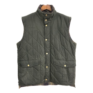 Barbour バブアー BOXLEY GILET キルティングベスト グリーン (メンズ XL) 中古 古着 Q9511