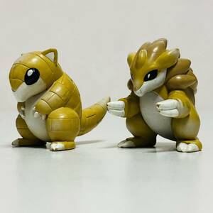 【中古品】TOMY トミー ポケットモンスター ポケモン モンスターコレクション モンコレ サンド サンドパン セット フィギュア