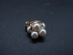 ■新品同様■ TASAKI タサキ アコヤ真珠 K14 14金 総重量約2.35 ネックレストップ アクセサリー ゴールド系×アイボリー系 AW1951