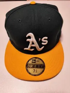 59FIFTY　MLB オークランド・アスレチックス　#1Dad キャップ