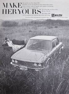 稀少！1967年マツダ 1500広告/Mazda 1500/マツダ自動車/昭和レトロ/旧車/E