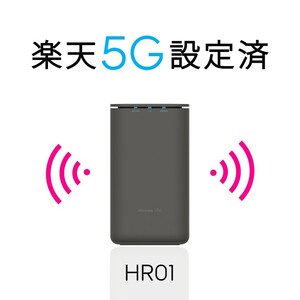 楽天モバイル設定済み home 5G HR01 SHARP 楽天最強プラン設定済み SIMフリー 5G対応 WiFi6 ホームルーター Rakuten バンド3固定 Band3