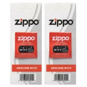 ZIPPO(ジッポ) 純正 ウィック 2パックセット US仕様品　