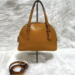 ⭐️coach⭐️サッチェル 2wayショルダーバッグ ドーム型