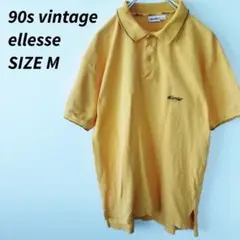 90s vintage　ellesse エレッセ ポロシャツ　ラガーシャツ