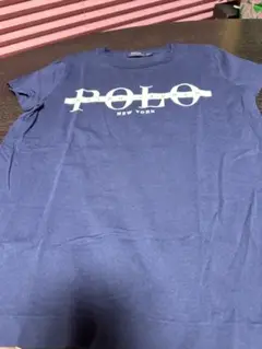 POLO レディース　半袖　シャツ　紺