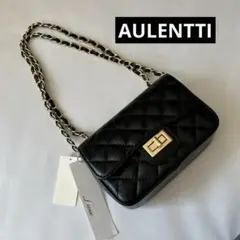 AULENTTI 】新品キルティング チェーンショルダーバッグ本革