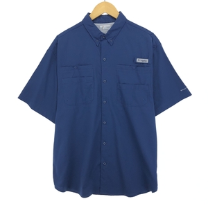 古着 コロンビア Columbia PFG 半袖 フィッシングシャツ メンズXL /eaa453085