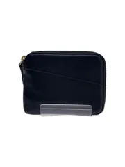 箱有 財布 レザー ブラック 無地 メンズ pouch wallet