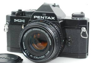 ☆1円スタート☆ PENTAX ペンタックス MX ブラック / smc PENTAX-M 50mm f/1.7 フィルムカメラ 一眼レフ