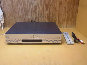 □S/801☆東芝 TOSHIBA☆DVD/VHS/HDDレコーダーデッキ☆AK-V200☆リモコン付き☆動作OK