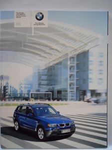 BMW　X3　2004年 USA版カタログ