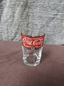 【グラス】コカ・コーラ　Coca-Cola　美品　レア　レトロ　希少　上口直径7.0cm　底辺直径5.0cm　高さ11.8cm