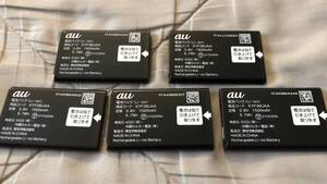 ★au 中古 KDDI 電池 バッテリー【KYF36UAA】5個セット 携帯電話 ガラケー KYF43 KYF42 KYF41 KYF39 KYF38 KYF37 KYF36★