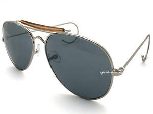 U.S. AIR FORCE PILOT TEARDROP SUNGLASS SMOKE/パイロットティアドロップサングラス縄手ケーブルテンプルワイヤーアビエーターサングラス