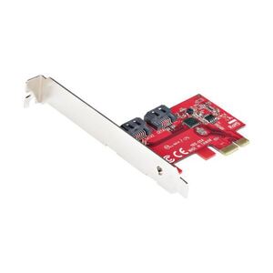 【新品】StarTech.com SATA 2ポート増設 PCI Expressインターフェースカード 2P6G-PCIE-SATA-CARD1個